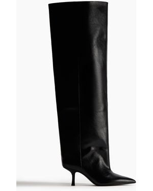 H&M Kniehohe Stiefel - Schwarz