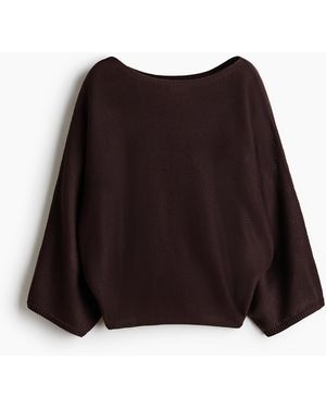 H&M Trui Met Vleermuismouwen - Meerkleurig