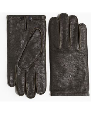 H&M Lederhandschuhe - Schwarz