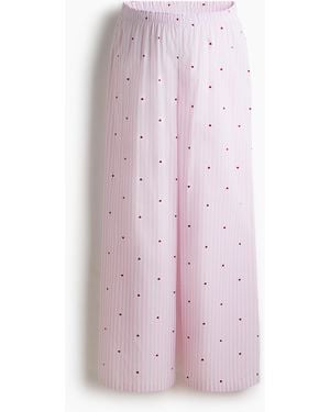 H&M MAMA Schlafhose aus Baumwolle - Pink