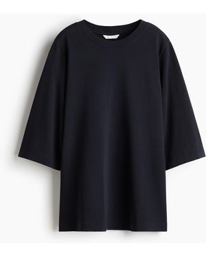 H&M Oversized T-Shirt - Blau