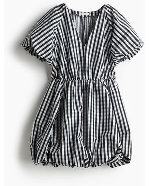 H&M Kleid mit Ballonjupe - Schwarz