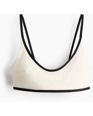 H&M Padded Bikinitop - Naturel