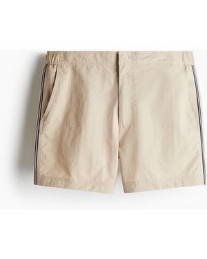 H&M Badeshorts mit Paspelierung - Natur
