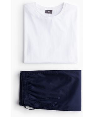 H&M Pyjama - Blau