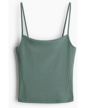 H&M Tricot Straptop - Groen