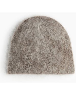 H&M Beanie aus Mohairmix - Grau