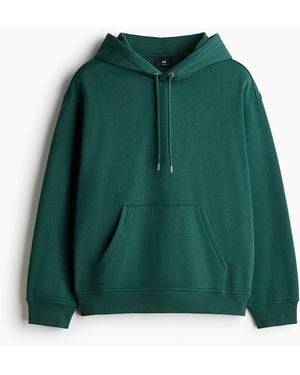 H&M Hoodie in Loose Fit - Grün