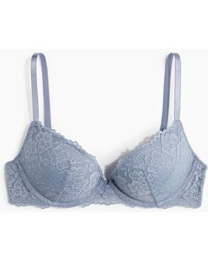 H&M Super-Pushup-BH aus Spitze - Blau