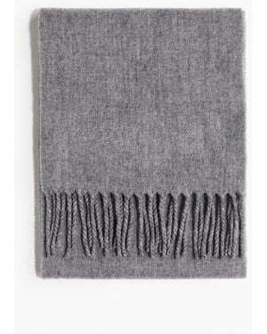 H&M Schal aus Webstoff - Grau