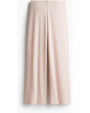 H&M Hose aus Pointelle-Jersey - Pink