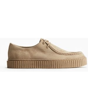 H&M Schuhe mit Mokassinnaht - Braun