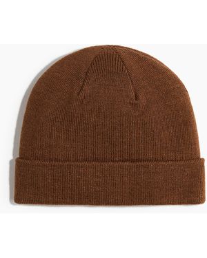 H&M Gerippte Beanie - Braun