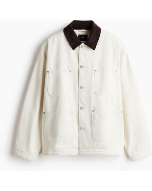 H&M Denim Workwearjack - Wit