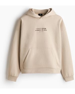H&M Hoodie in Loose Fit - Natur