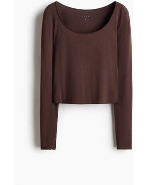 H&M Sporttop Van Modal - Bruin