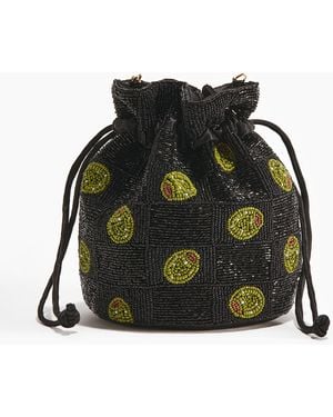 H&M Verzierte Bucket Bag - Schwarz