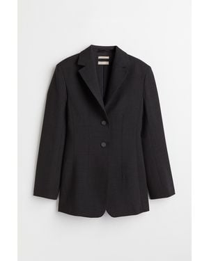 H&M Wollblazer - Schwarz