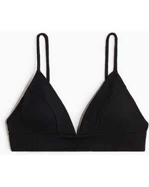 H&M Padded Triangelbikinitop - Zwart