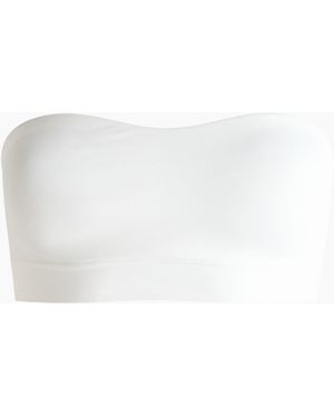H&M Wattierter Bandeau-BH Seamless - Weiß