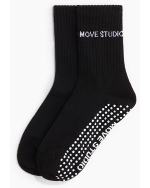 H&M 2er-Pack Yogasocken - Schwarz