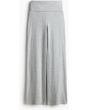 H&M Waffled Pyjama Bottoms - Grijs