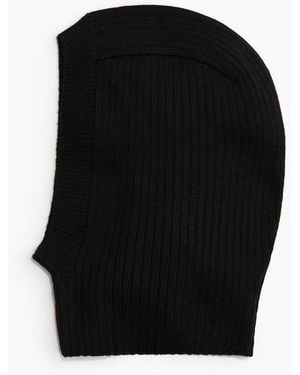 H&M Balaklava in Rippstrick - Schwarz