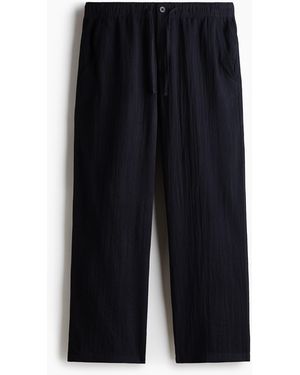 H&M Hose in Relaxed Fit - Schwarz