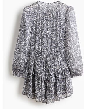 H&M Volantkleid - Grau