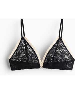 H&M Soft-BH aus Spitze - Schwarz