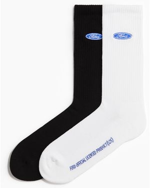 H&M 2-pack socks - Schwarz