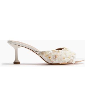 H&M Verzierte Mules - Weiß