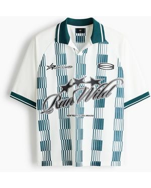 H&M Fussballtrikot in Loose Fit - Blau