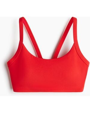 H&M Sport-BH mit SoftMoveTM Medium Support - Rot
