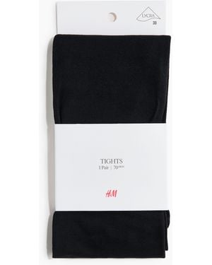H&M MAMA Tights mit Lycra in 70 Denier - Schwarz