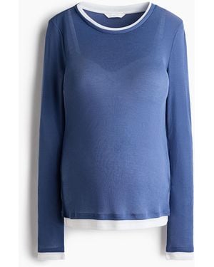 H&M MAMA Jerseyshirt im Lagenlook - Blau