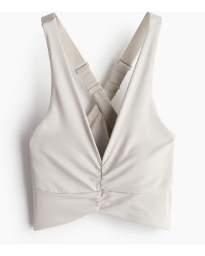 H&M Sport-BH mit SoftMoveTM Light Support - Weiß