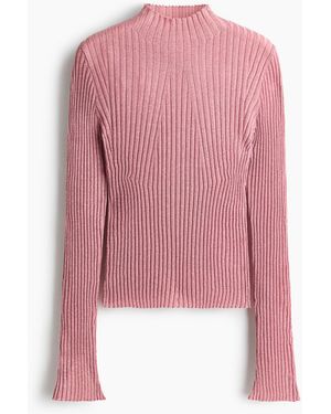 H&M Glitzershirt mit Turtleneck - Pink