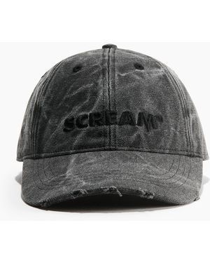 H&M Cap mit Motivstickerei - Schwarz