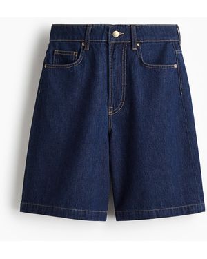 H&M Denim Bermudashort - Blauw