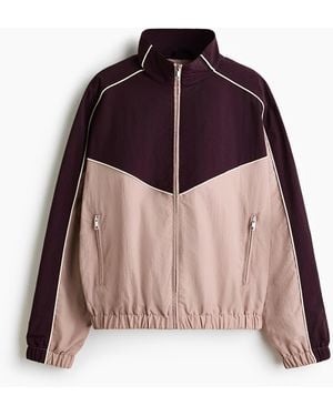 H&M Trainingsjacke aus Nylon - Pink