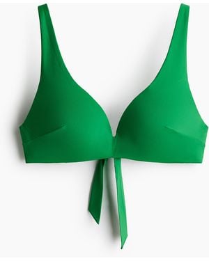 H&M Push-up-Bikinitop - Grün