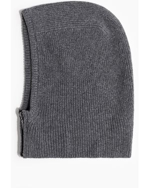 H&M Balaklava mit Reissverschluss - Grau