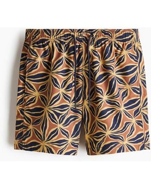 H&M Patterned swim shorts - Braun