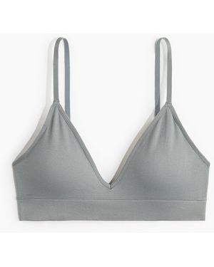 H&M Gepolsterter Soft-BH Seamless - Grau