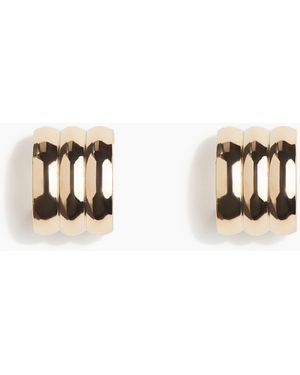 H&M Geriffelte Hoop-Ohrringe - Mettallic