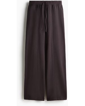 H&M Weite Joggpants - Braun