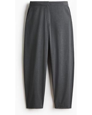 H&M Elegante Barrel-Hose - Grau