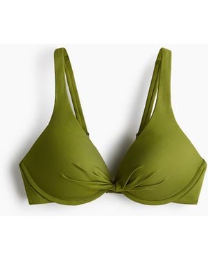 H&M Push-up-Bikinitop - Grün