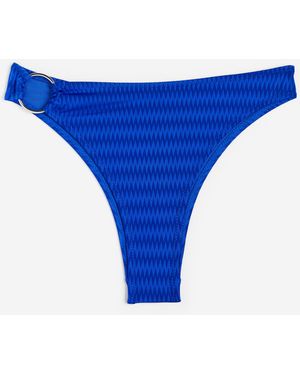 H&M Bikinihose Brazilian - Blau